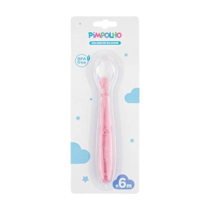 Imagem de Colher Infantil de Silicone  Conforto e Segurança na Hora da Papinha