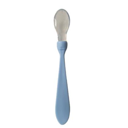 Imagem de Colher Macia Com Ponta De Silicone Sem Bpa Papinha Bebe