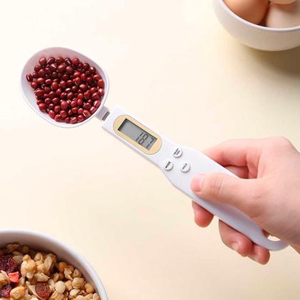 Imagem de Colher Medidora Com Escala Digital Para Precisão Na Cozinha