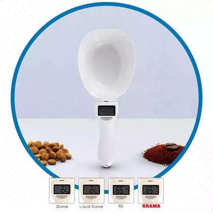 Imagem de Colher Medidora Precisão Digital Pet Alimentos Café Ração