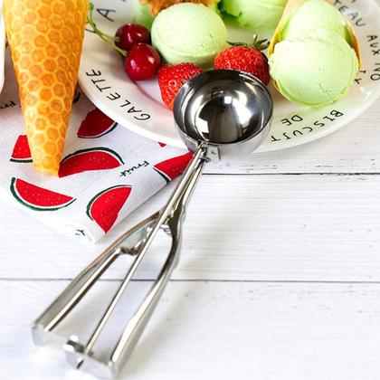 Imagem de Colher Pegador De Sorvete Inox Bola Com Ejetor Profissional