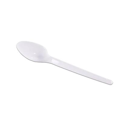 Imagem de Colher Refeição Branco com 50 Unidades Prafesta