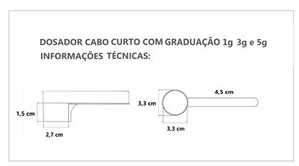 Imagem de Colher Scoop 5g/10ml - C/ 500 Und.