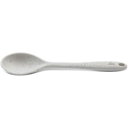 Imagem de Colher Silicone 27,5 cm Cor Vanilla Para Panela Antiaderente Linha Flex Brinox - VANILLA
