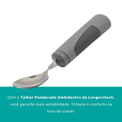 Imagem de Colher Sobremesa Dobrável Ambidestro Longevitech