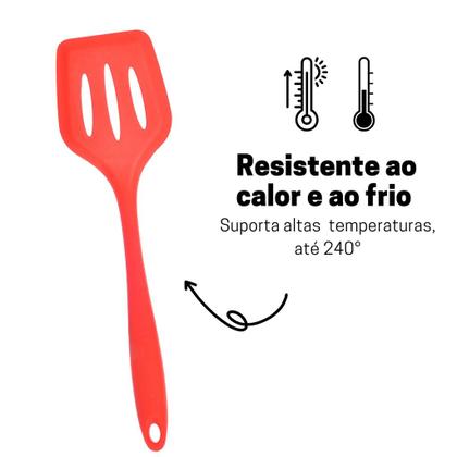 Imagem de Colheres Silicone + Mini Processador Triturador Kit 3 peças