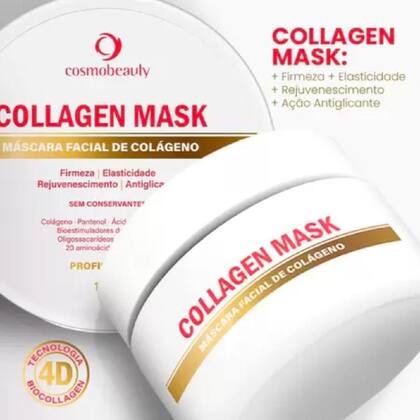 Imagem de Collagen Mask 4d Máscara Facial De Colágeno Cosmobeauty 120g