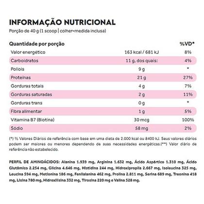 Imagem de Collagen Protein Berries Silvestres  + 2,5g Verisol + 21g Proteína 450g Puravida