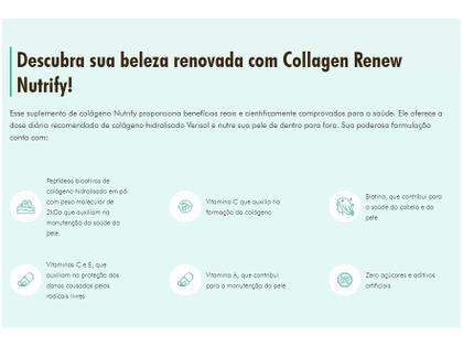 Imagem de Collagen Renew 100% Hidrolisado 300g Nutrify