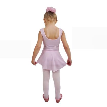 Imagem de Collant Ballet Com Saia Ritmus Regata Carla Infantil