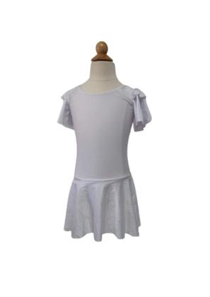 Imagem de Collant Bree Saia Com Laço - Branco