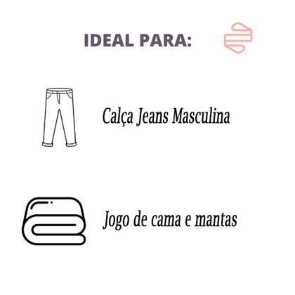 Imagem de Colmeia Organizadora de Gavetas Camisetas Shorts Roupas Casuais Cristal Kit 6 UN