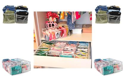 Imagem de colmeia organizadora de roupa kit 5 nichos M gaveta e armario bermudas camisas