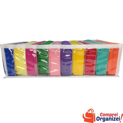 Imagem de Colmeia Organizadora Gaveta Viés Branco G 40x25x10 Kit 4 Uni