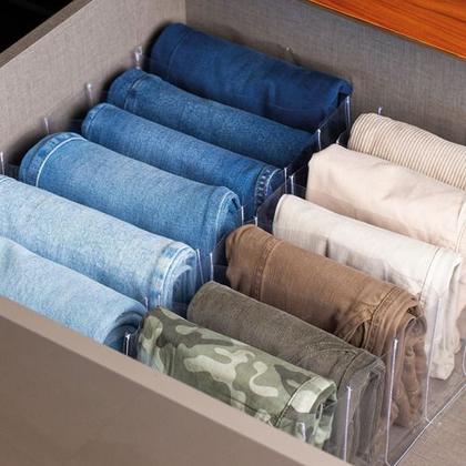 Imagem de Colmeia Organizadora Jeans Calça Meias - 6 Divisórias