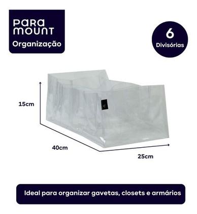Imagem de Colmeia Organizadora Jeans Calça Meias - 6 Divisórias