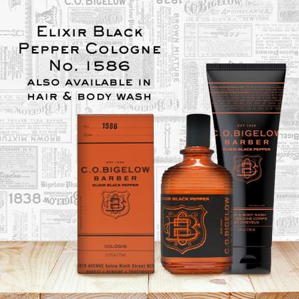 Imagem de Colônia C.O. Bigelow Elixir Black Pepper No. 1586 para homens 75mL