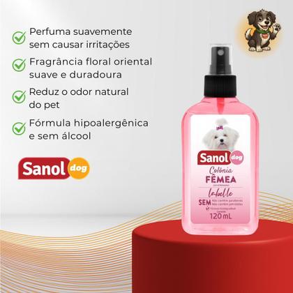 Imagem de Colonia femea 120ml sanol dog (6203)
