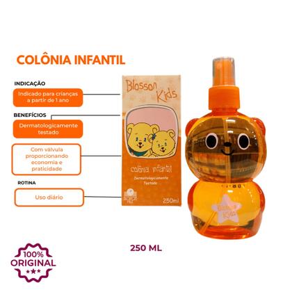Imagem de Côlonia Laranjinha Da Blosson Kids, Linha Infantil Cheirosinho, 250ml