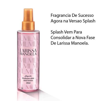 Imagem de Colônia Splash Feminina Larissa Manoela Jequiti