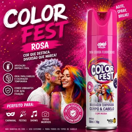 Imagem de Color Fest Rosa Festa Carnaval 150ml