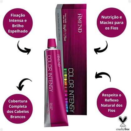 Imagem de Coloração Amend Color Intensy 10.0 Louro Clarissimo 50g