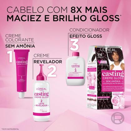 Imagem de Coloração Casting Creme Gloss LOréal Paris  Tons Escuros