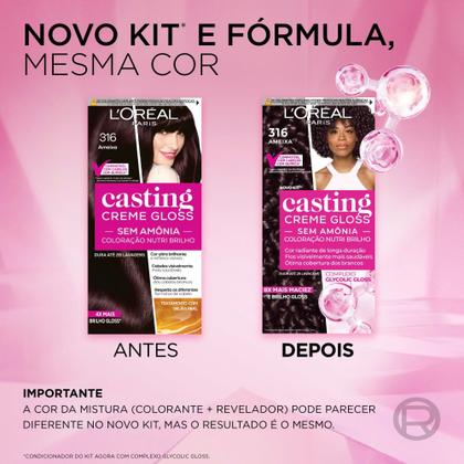 Imagem de Coloração Casting Creme Gloss LOréal Paris  Tons Escuros