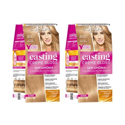 Imagem de Coloraçao Casting Gloss 800 Louro Claro - Kit Com 2Un