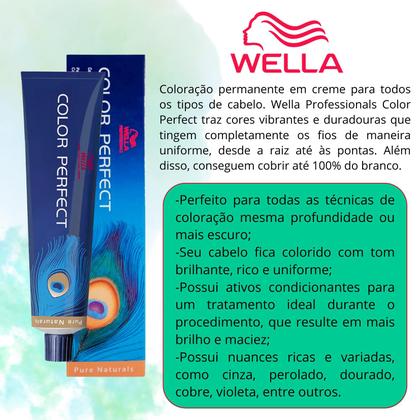 Imagem de Coloração Color Perfect + Emulsão Oxi  Wella Professionals