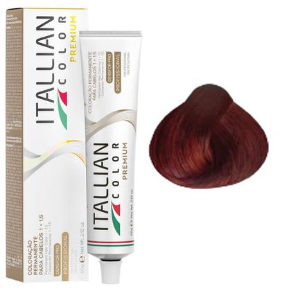 Imagem de Coloração Itallian Color 60g Louro Escuro Vermelho Intenso  6.66