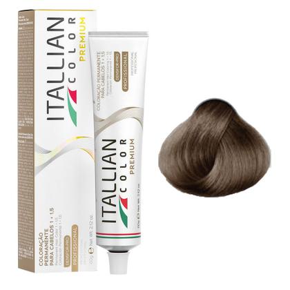 Imagem de Coloração Itallian Premium Louro Claro Cinza Intenso 8.11 - 60g