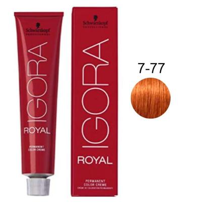 Imagem de Coloração schwarzkopf igora royal 7.77 louro médio cobre extra - 60g