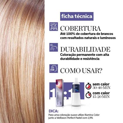 Imagem de Coloração Wella Professionals Illumina Color Tons Claros