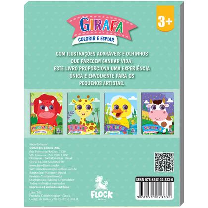 Imagem de Colorir e espiar - girafa