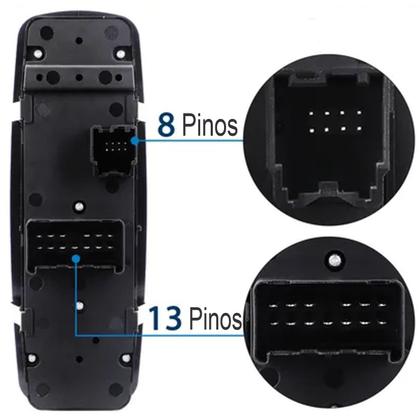 Imagem de Comando Botao Vidro Freemont 2.4 16V 2011-15 1 Auto S/ Rebat