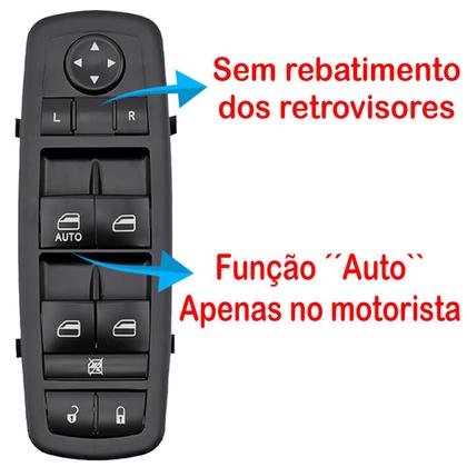 Imagem de Comando Botao Vidro Freemont 2.4 16V 2011-15 1 Auto S/ Rebat