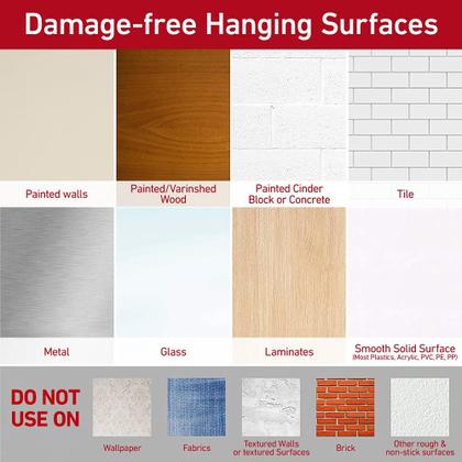 Imagem de Comando de gancho de parede com pinças de vassoura e esfregão para espaços residenciais