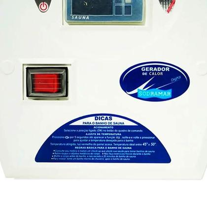 Imagem de Comando Digital Contator 50A Para Gerador de Calor Sauna Seca 018367 SODRAMAR
