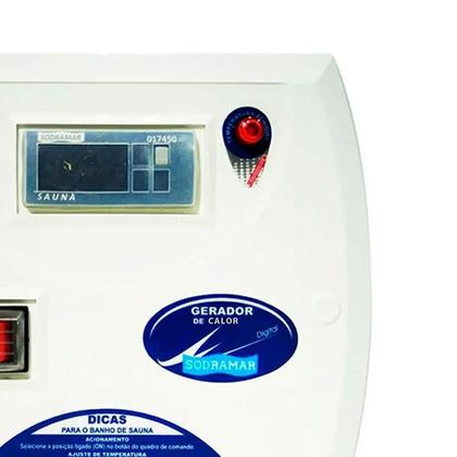 Imagem de Comando Digital Contator 50A Para Gerador de Calor Sauna Seca 018367 SODRAMAR