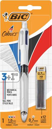 Imagem de Combinação de caneta e lápis BIC 4 cores 3 canetas esferográficas e 1 lápis