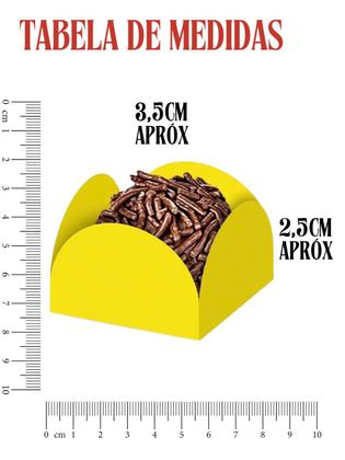 Imagem de Combo 100 Forminha Docinhos Petala 35MM Enfeite Decoraçao
