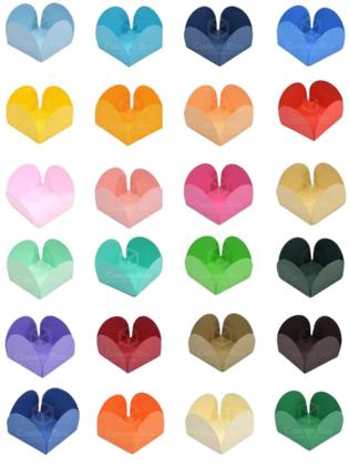 Imagem de Combo 100 Forminha Docinhos Petala 35MM Enfeite Decoraçao