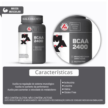 Imagem de Combo 100% Whey 900g, Creatina Monohidratada 100g, Bcaa 60 Cápsulas e Coqueteleira 700 mL - Max Titanium