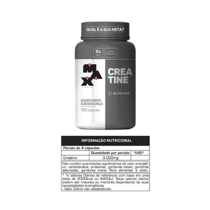 Imagem de Combo 100% Whey 900g e Creatina Monohidratada 120 Cápsulas - Max Titanium