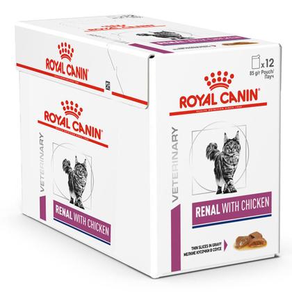 Imagem de Combo 12Un Sachê Royal Canin Renal Feline Wet 85G Cada