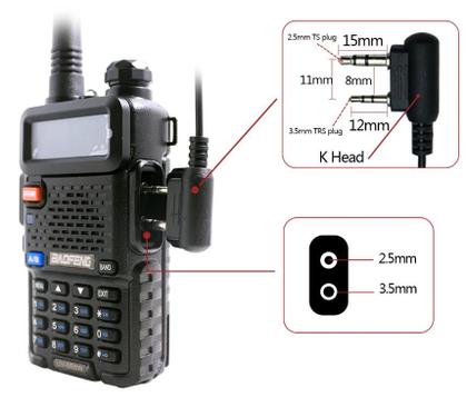 Imagem de Combo 15 Fone Para Rádio Walk Talk Baofeng 777s Uv82