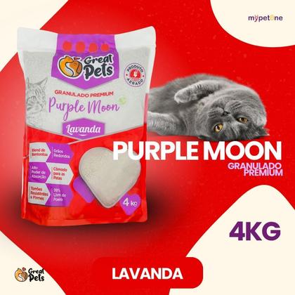 Imagem de Combo 2 Areia Bentonita Esférica Premium Lavanda Great Pets para Gatos - 4 Kg