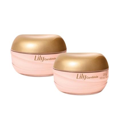 Imagem de Combo 2 Creme Acetinado Hidratante Desodorante Corporal Lily Gardénia 250g