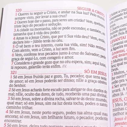 Imagem de Combo 2 Harpas Avivadas e Corinhos Capa Brochura Letra Hipergigante Deus Hinário Evangélico Cristã Evangélica Gospel Índice Crente Feminina Mulher Hom